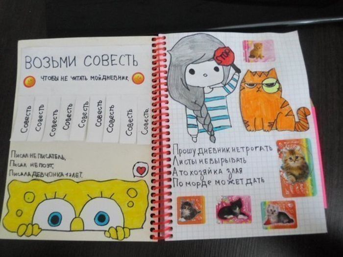 Идеи для личного дневника: фото оформления дневника для девочек, советы и украшения
